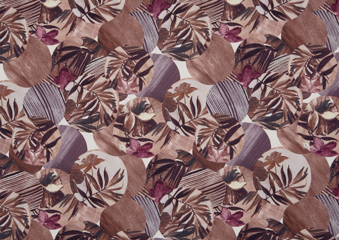 Osaka, Plum - Fabric Only - Image 3